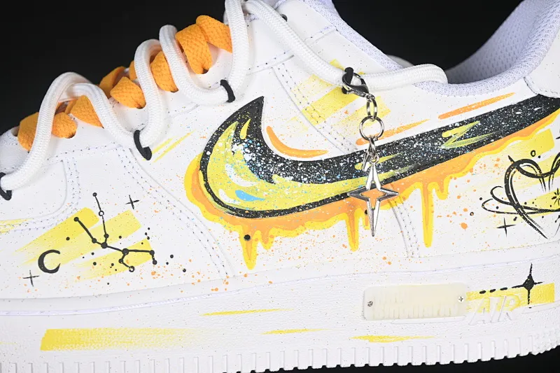 All Categories Nk Air Force 1 Air Force Series Nk Air Force 1 Low Air Force Low Nike Air Force 1'07 Low "Taurus" Hand-painted Graffiti Twelve Constellation Series Taurus Air Force 1 Low-top Casual Shoes Constellation 420-520